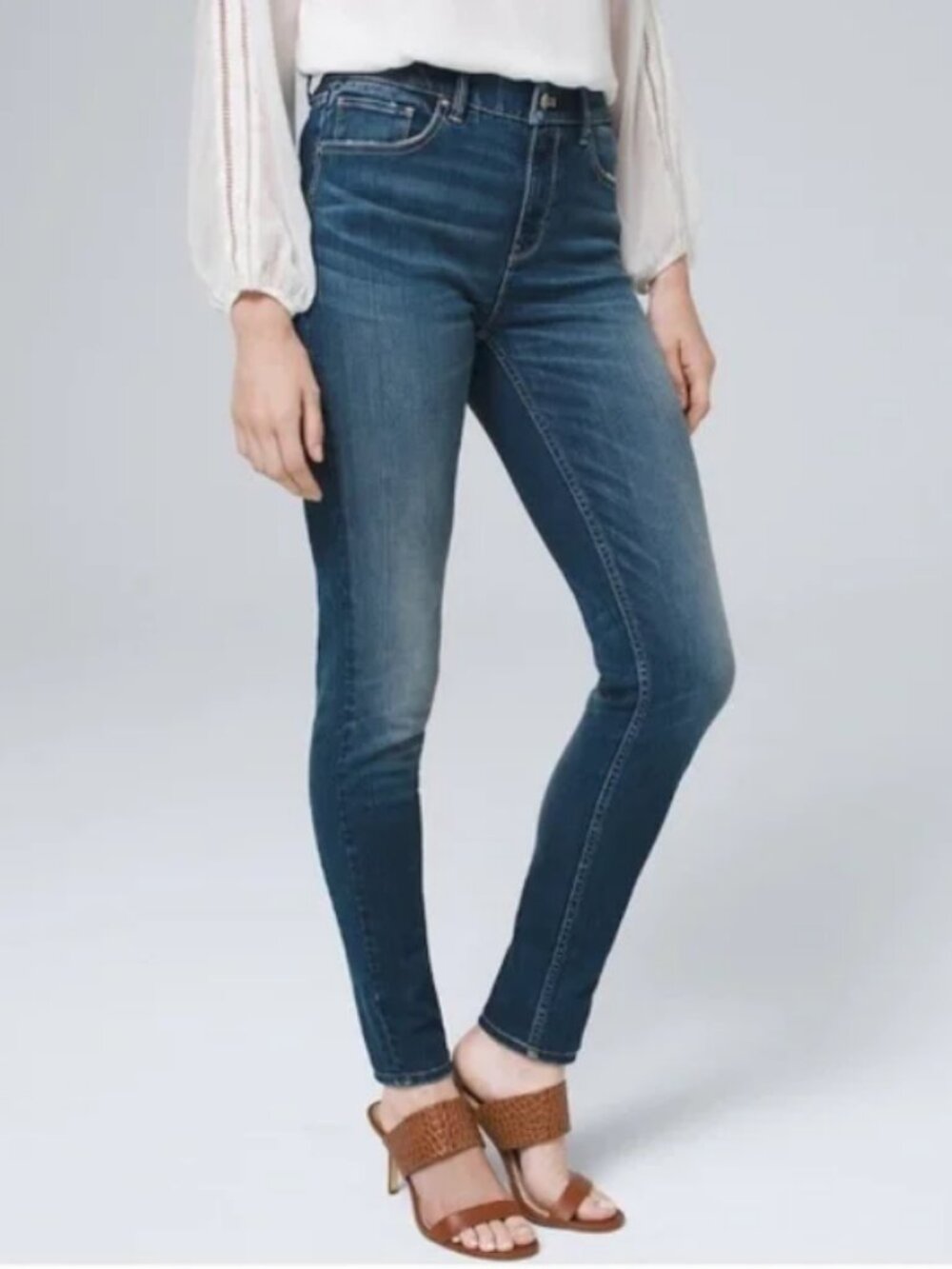 White House Black Market High-Rise Skinny Jeans EUC - Women's Size 10S